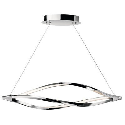 Luminaire suspendu géométrique à del unique/à 1 lumière Sophie