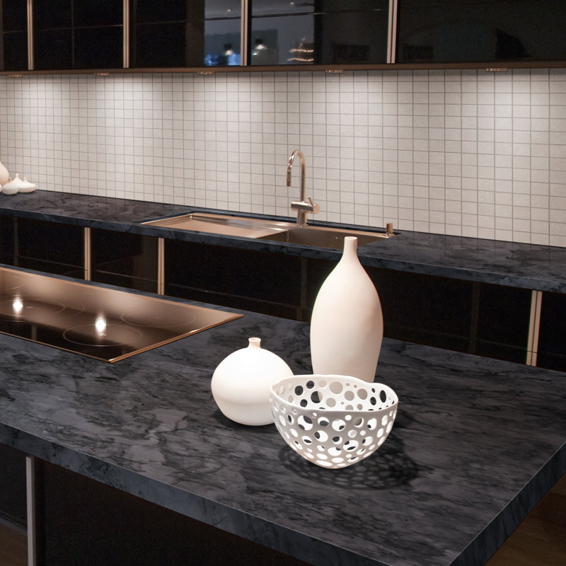Carreau de mosaïque de plancher et de mur en porcelaine mate 12 po x 12 po Nexel, Alira