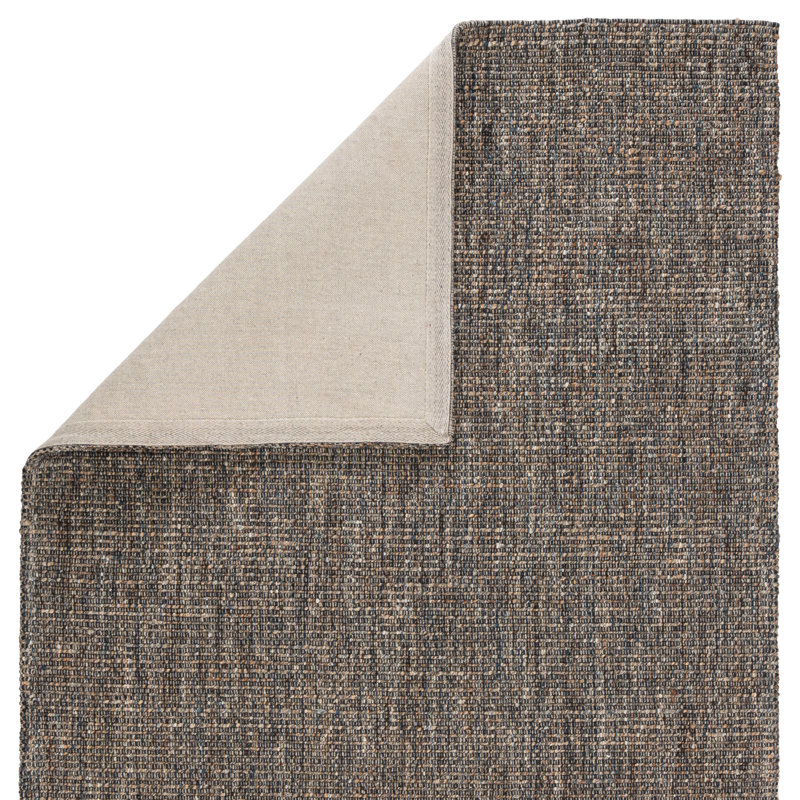 Tapis naturel gris / bleu Isabelline Sutton 10 pi x 14 pi, Rectangle 8 pi x 10 pi