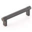 Emtek Select Cabinet Pull w/ Rectangular Stem & Knurled Bar-131690108-73077219