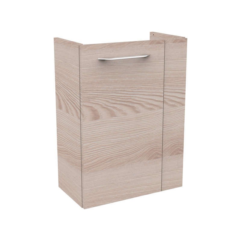 Bathroom Furniture Suite, Light Wood/Black