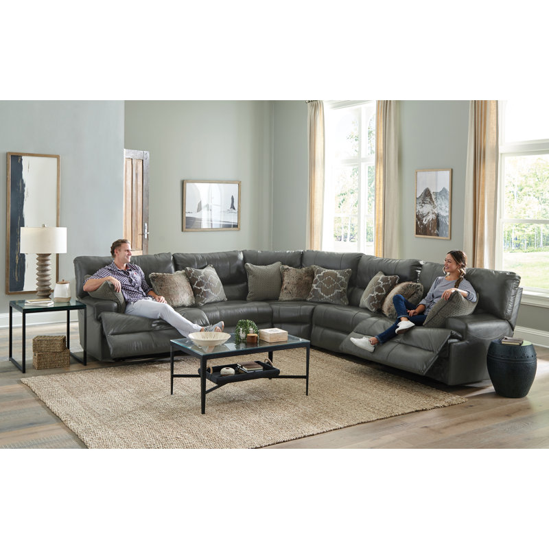 Canapé modulaire en coin 5 pièces Funston