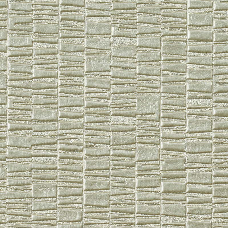 3' L x 54" W Textured Wallpaper Roll, Gold/Metallic