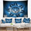 Tapisserie des symboles juifs Abstract-28505868