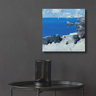 Highland Dunes 'Seashore' by Vahe Yeremyan Acrylic Glass Wall Art
