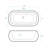 Plaisir 63" Freestanding Bathtub