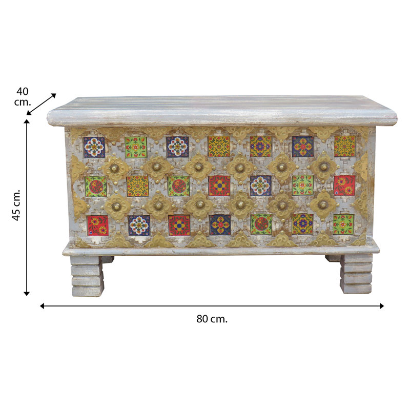 Hysham Blanket Chest, Grey/Aged