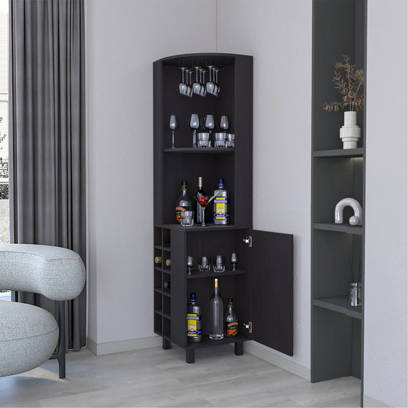Armoire de bar Wengue, Wengé