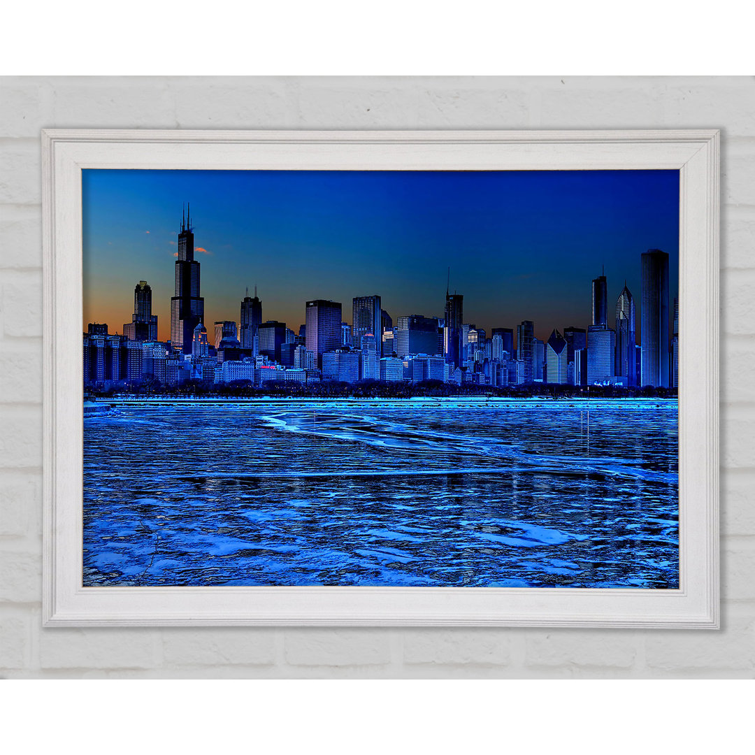 Chicago Ice Blue Waters - Druck