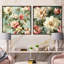 Montreuil - Ensemble de 2 collages floraux carrés-101845300-101845301