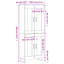 Valluri 69.5cm Wide Highboard-870121875