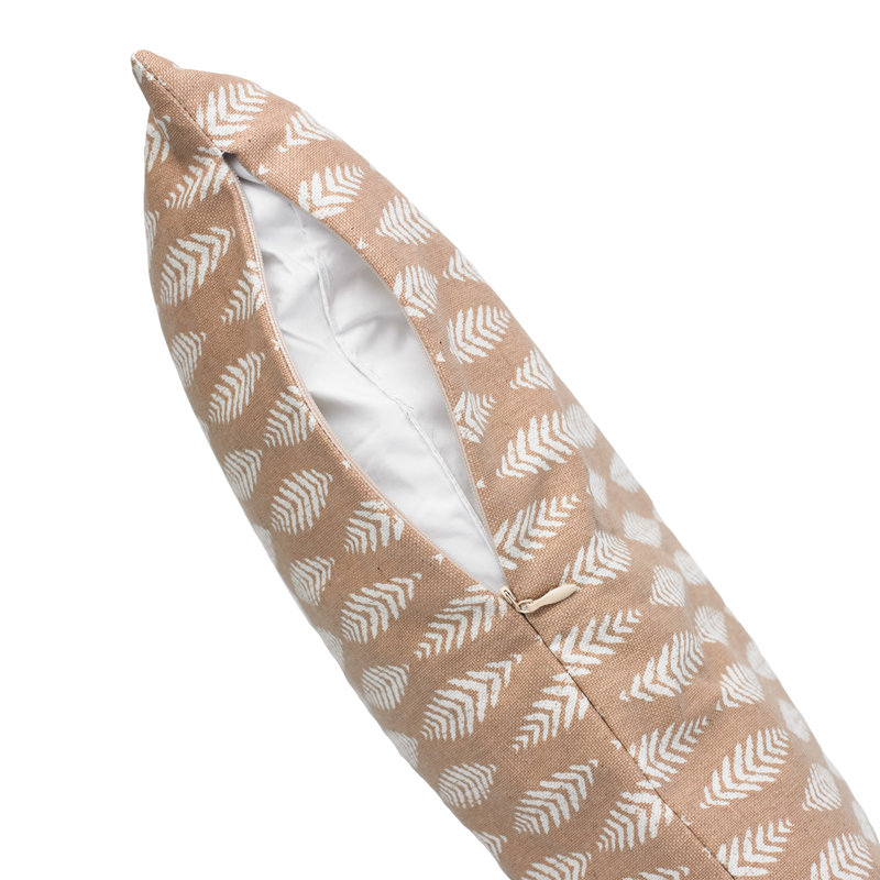 Coussin décoratif, Brun clair, H 26 po x l 26 po x P 4 po