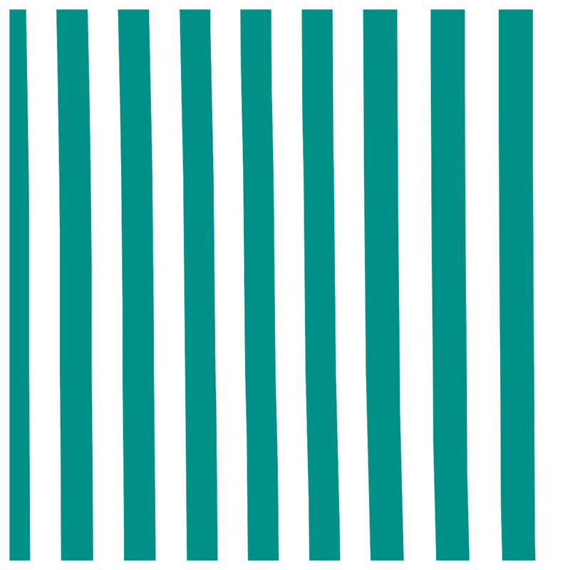 Teal Vertical Stripes Comforter, Twin