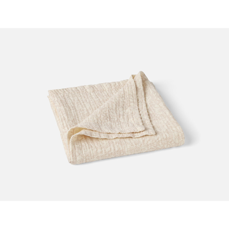 Couverture matelassée à imprimé biologique pour bébé, Fleur de prunier coquelicot