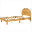 Cookie-Shaped Bed Frame For Boys & Girls,Twin Size Platform Bed
