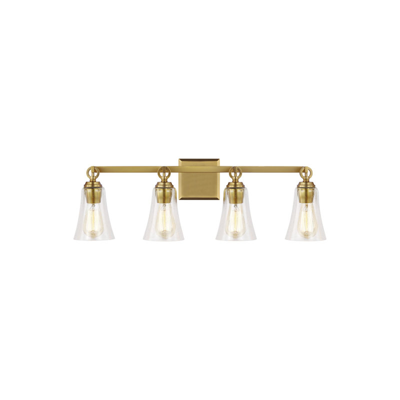 Amija 4 - Light Vanity from, Burnished Brass