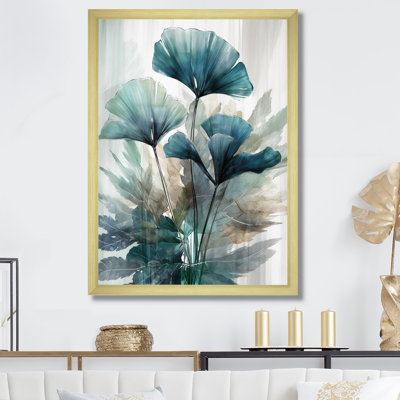 Feuilles de palmier tropical Ginkgo II - impression