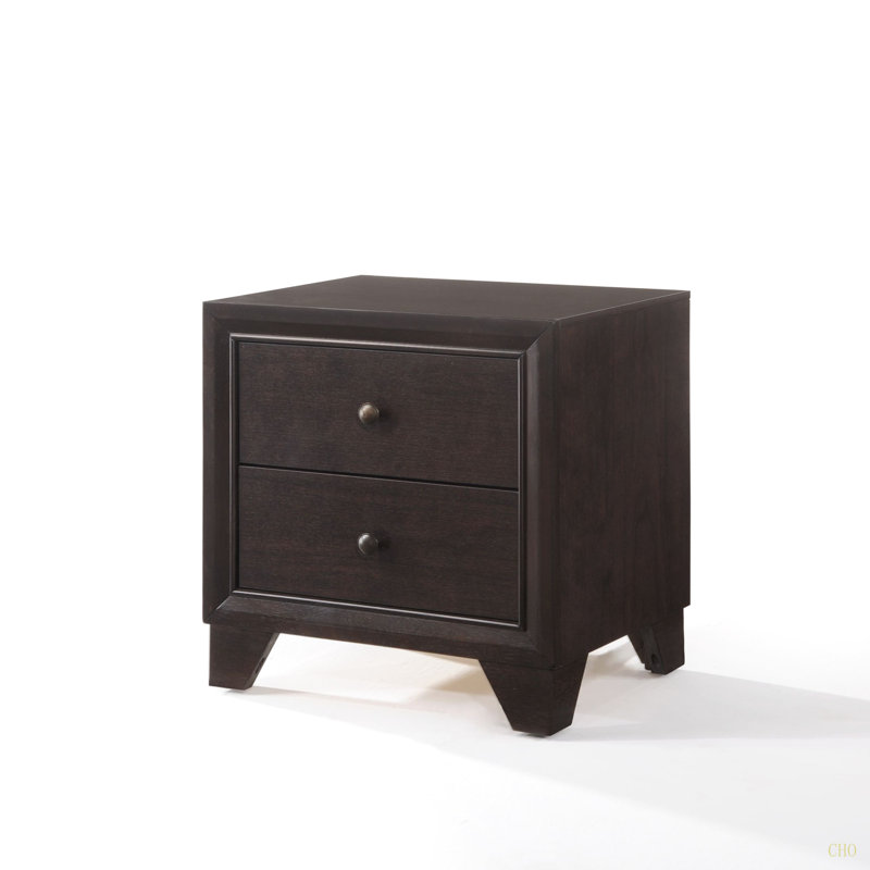 Table de chevet 2 tiroirs