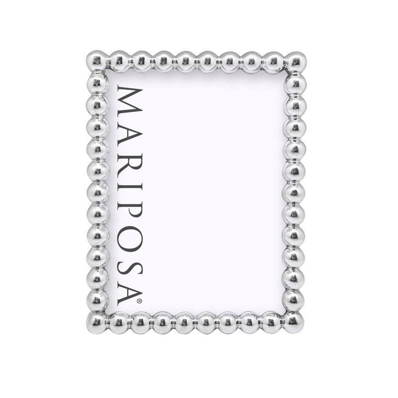 Metal Picture Frame, 5" W x 7" H, Silver