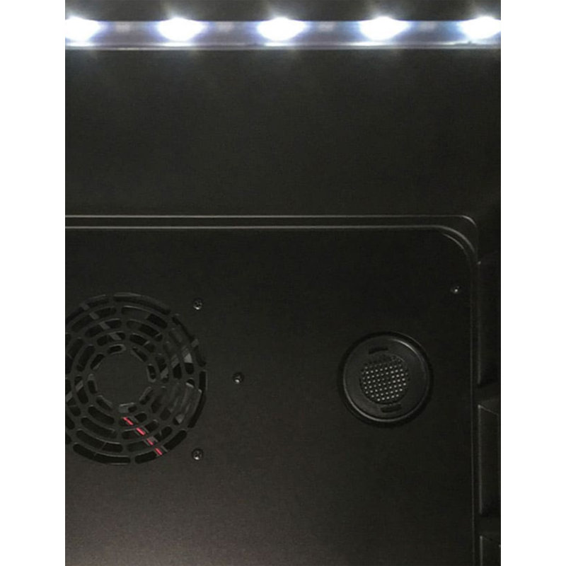 XO Appliance 15'' 34 Bottle Single Zone Built-In Wine Refrigerator, Left