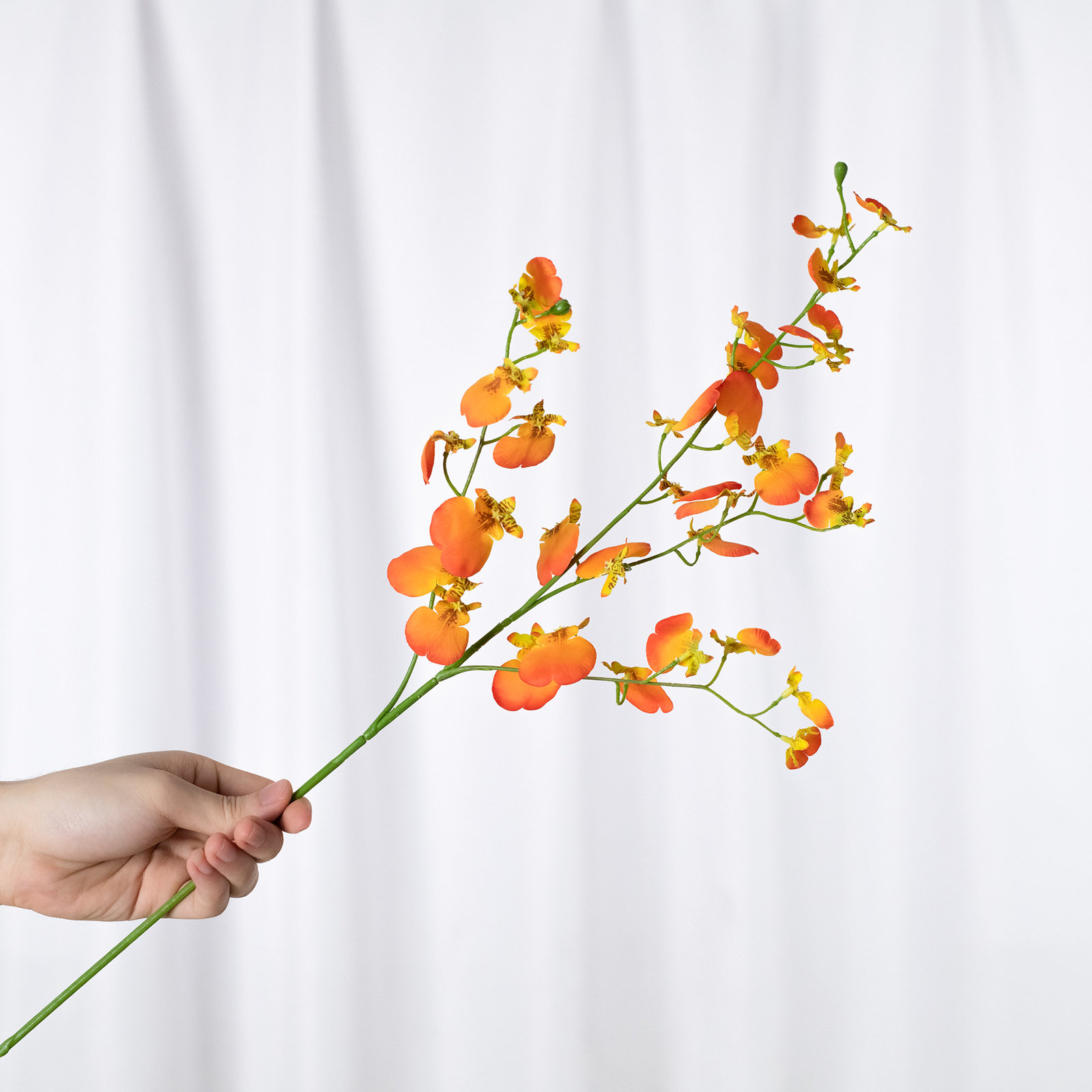 Creamy white Decorative Artificial Cherry Blossom, Orange, 31.69" x 4"