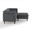 3 Seater Corduroy Sectional-286994998