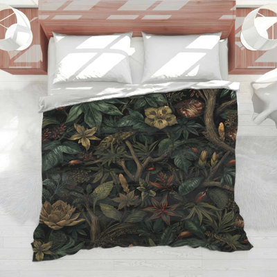 Tropical Rainforest Foliage Comforter