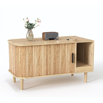 Cat Litter Box Enclosure, Hidden Furniture Cabinet with Wood-Like Finish, Modern End Table & Entryway Storage