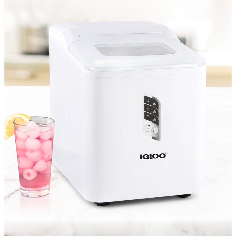  Igloo Automatic Self-Cleaning 26-Lb. Ice Maker, White
