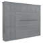 Grand lit escamotable mural avec armoires-1463259529