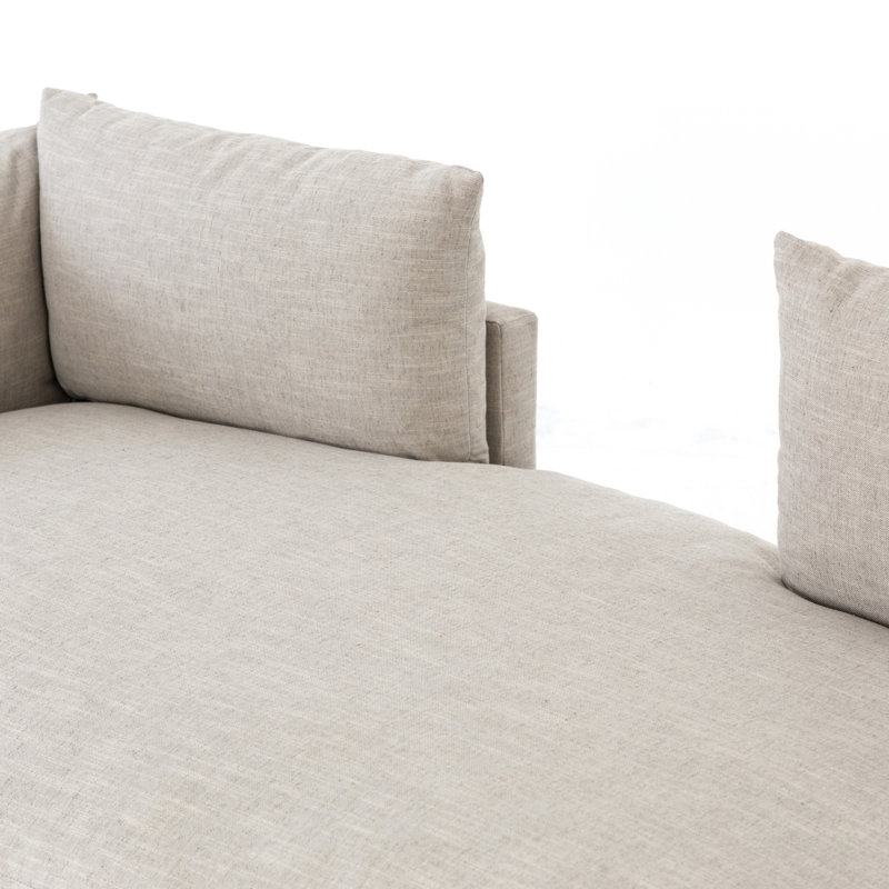 Reggio Two Arm Chaise Lounge, Valley Nimbus Linen Blend