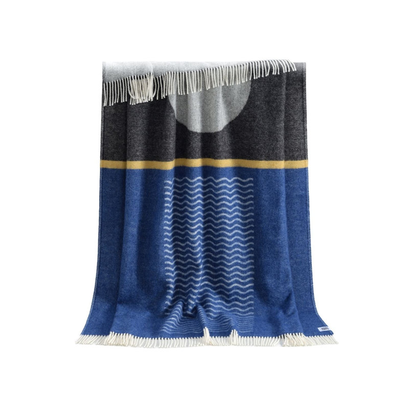 Moonlight Recycled Merino Wool Throw