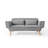 Gray Polyester Modular Sofa bed cushion couch-530685884