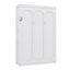 Lit escamotable double pleine grandeur - Livré avec supports de rangement intégrés-435448370-435448365