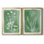 Toile encadrée de qualité supérieure Green Botanical I - prête à être accrochée-263943466-263943460