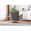 Chaise berçante en velours Jeffren-1304372248