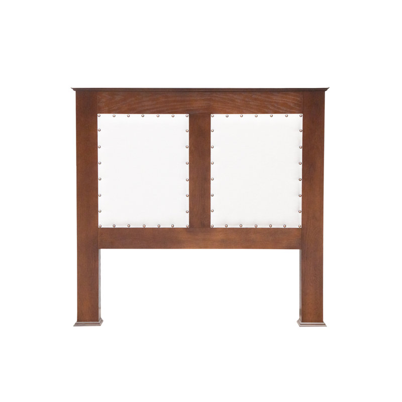 Pinzon Upholstered Panel Headboard, Brown
