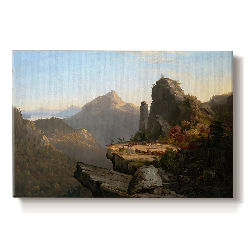 Expulsion du jardin d'Eden-Thomas Cole-Gallery, toile tendue-1828, 8 x 12