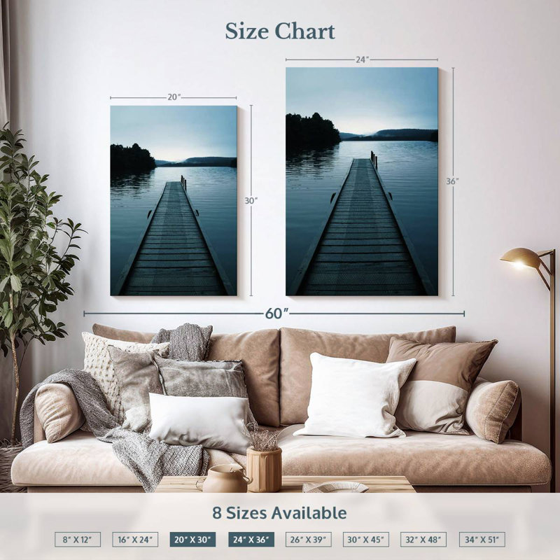 Aletra Dock, 36" H x 24" W