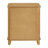 Kennedy 24" Solid Wood 3-Drawer Nightstand In Natural Oak
