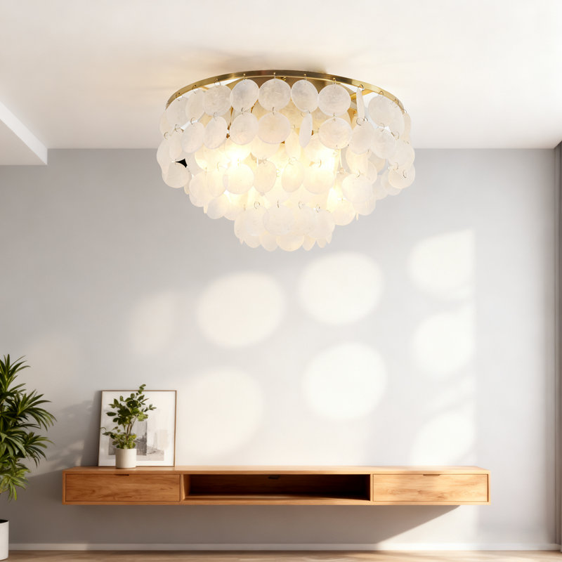 Plafonnier encastré 5 lumières à intensité variable