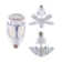 300 Watt Equivalent Corncob EX39/Mogul Extended 5000K LED Bulb
