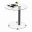 Miesville Glass Top C Table End Table
