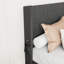 Lit double avec rangement à vérin à gaz, tête de lit à oreilles tapissier en lin moderne, hublots, aucun sommier requis, lit gris foncé, modernisation de chambre à coucher de style contemporain-1015172739-1015172765
