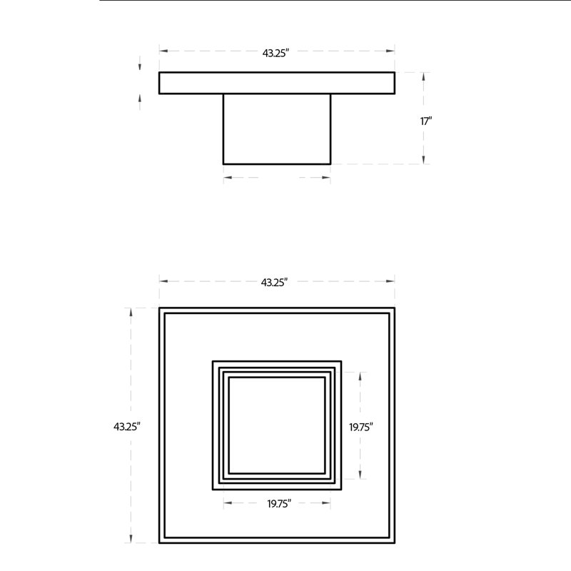 Mixx Una Coffee Table, Ivory Terrazzo