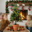 1.97' H Artificial Pine Christmas Tree