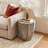 Klaus Concrete Top End Table