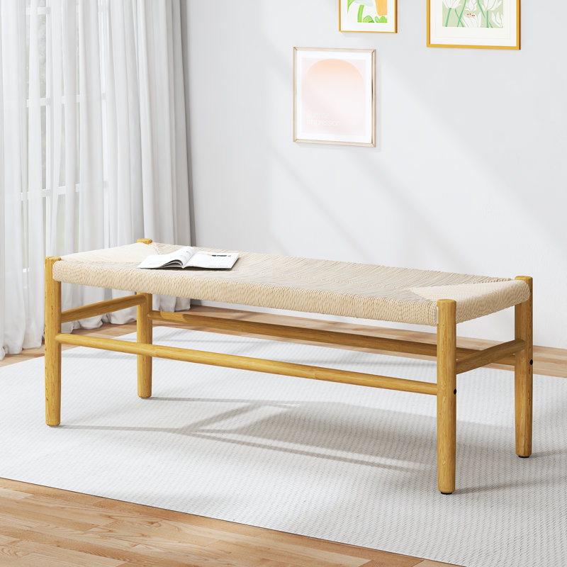 Banc en bois massif Aaditya