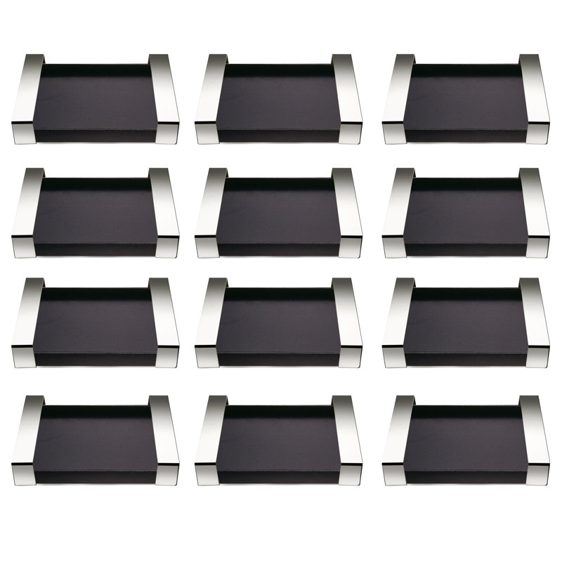 Quattro Square Tray/Charger Plate 12.6" - 12 Pieces - Oak, White