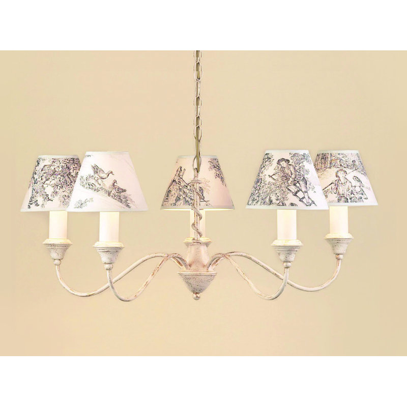 Ilyes 5 - Light Shaded Chandelier